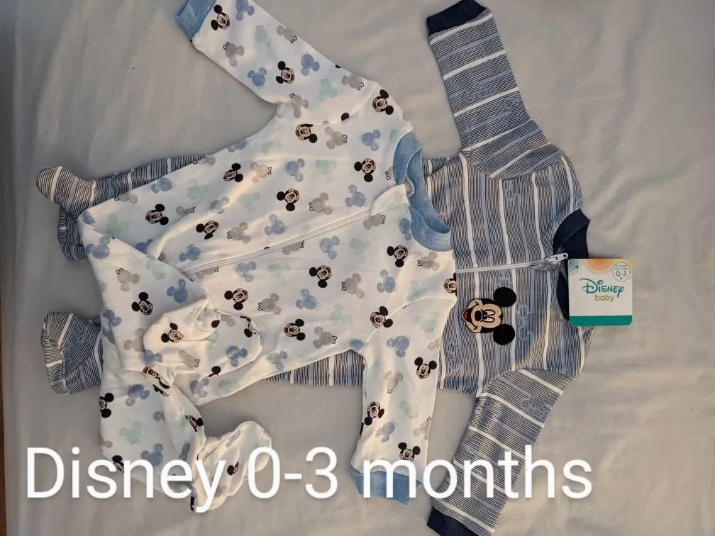 Disney 0-3 Month Onesies photo 1