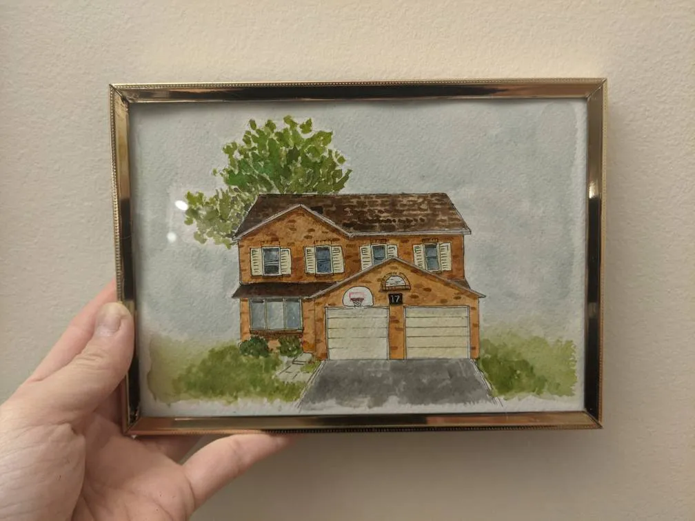 Custom Watercolour House/Building Paintings photo 1