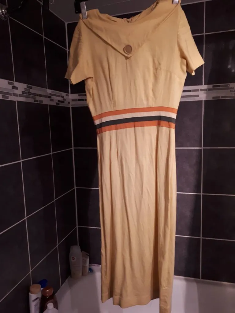 Vintage Yellow Dress photo 1