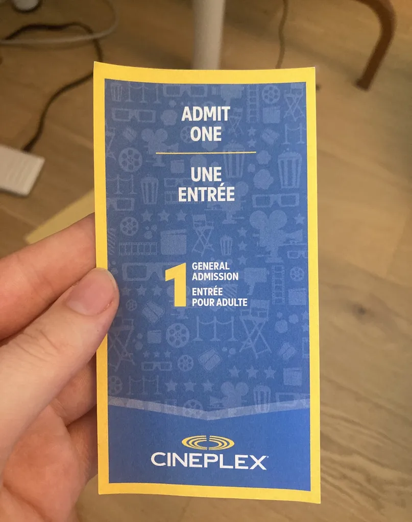 Movie Ticket photo 1