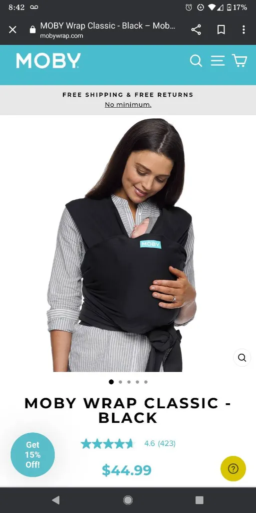 Moby Baby Wrap photo 1