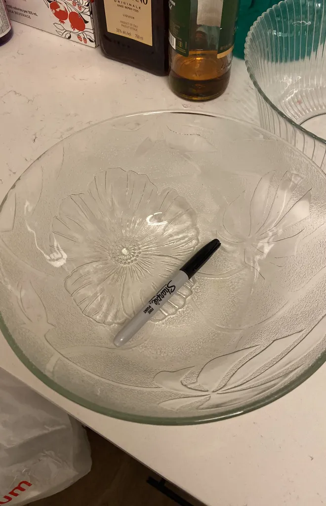 Large Glass Bowl 2 photo 1