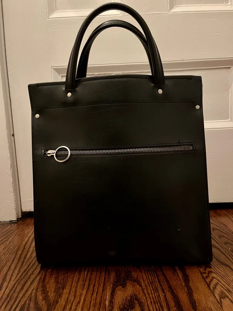 Vegan Leather Structured Purse/bag photo 1