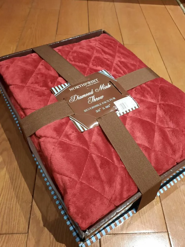 BNIB Faux Fur Throw photo 1