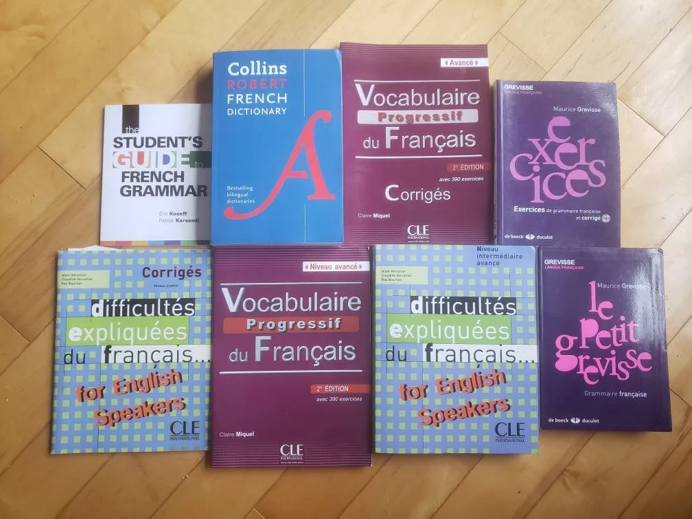 French Textbooks And Dictionary photo 1