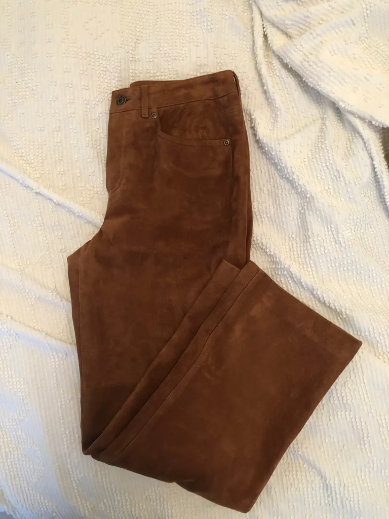 Suede Leather Pants photo 1