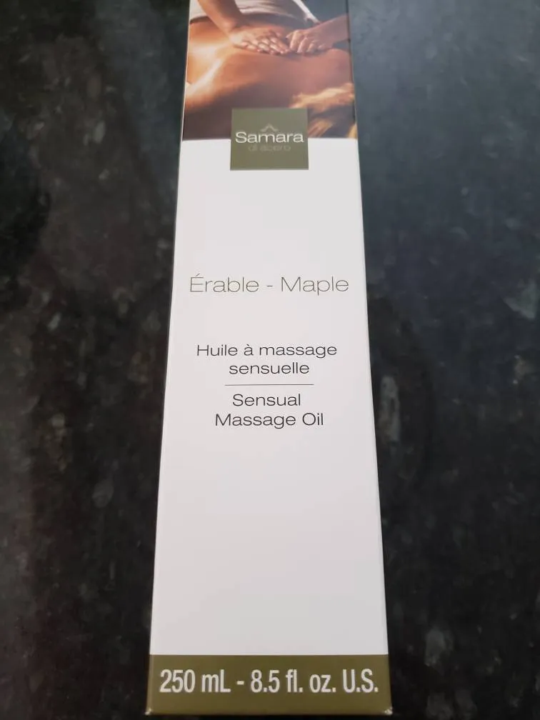 New/unopened Maple Massage Oil photo 1