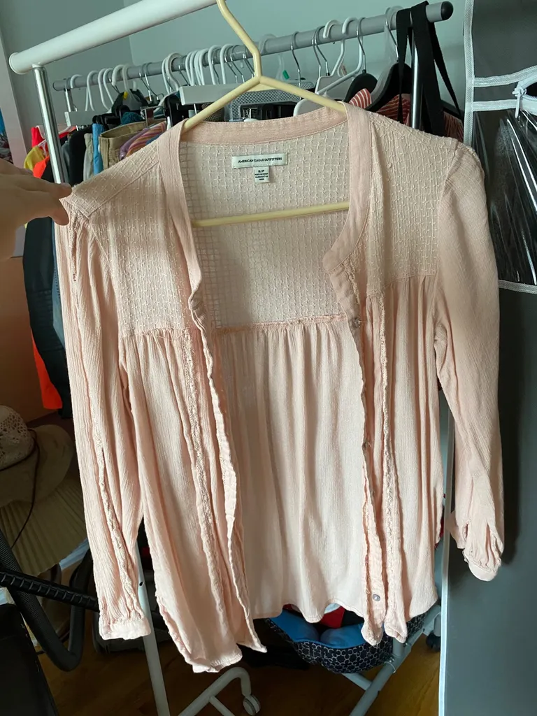 Pink Boho Blouse photo 1