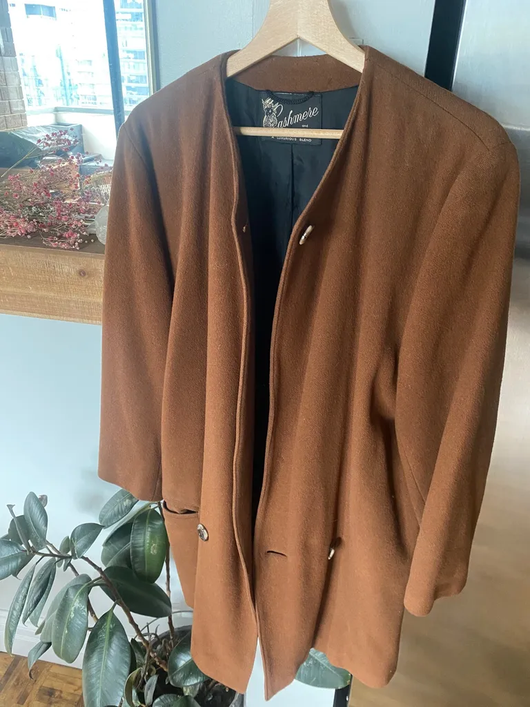 Vintage Cashmere Wool Coat photo 1