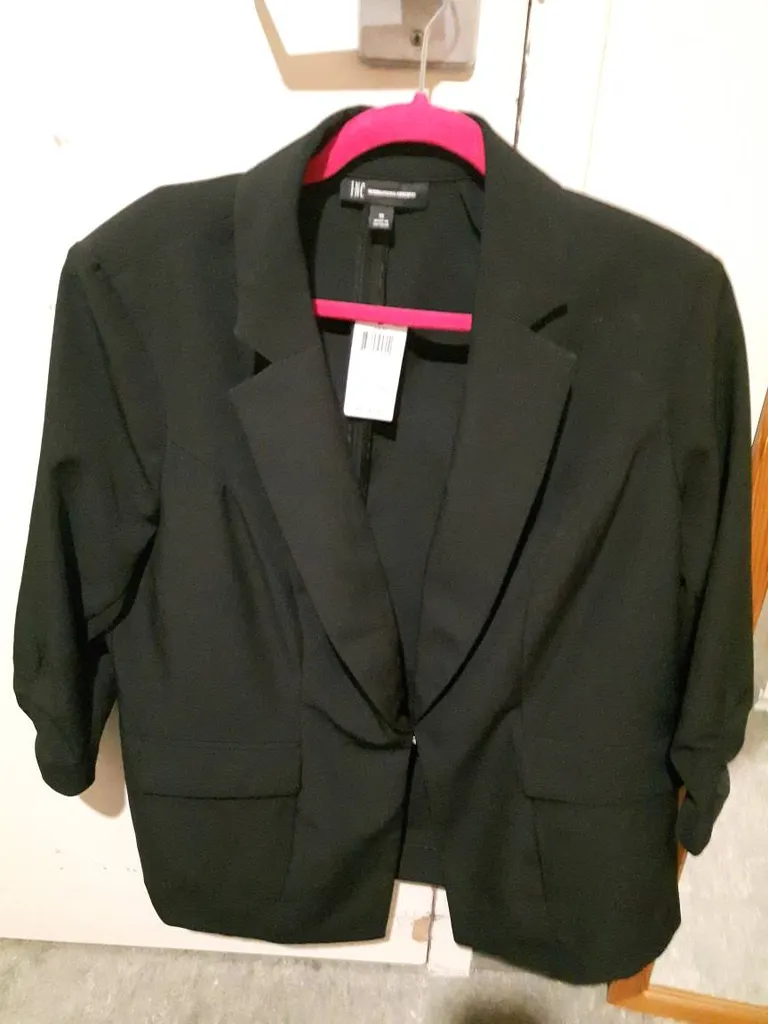 LADIES BLACK BLAZER photo 1