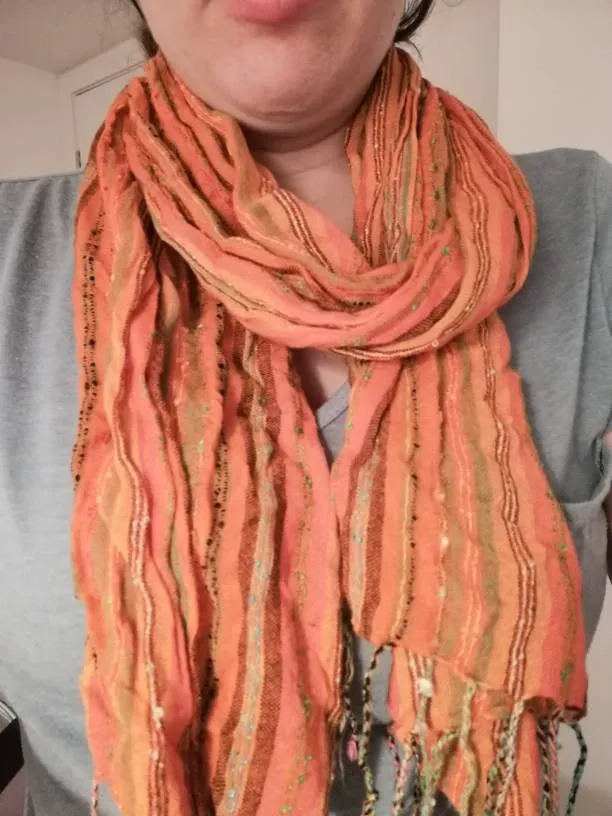 *Free* Orange Scarf photo 1