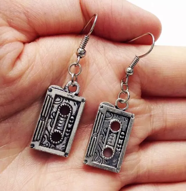 Super Cute Cassette Tape Earrings photo 1
