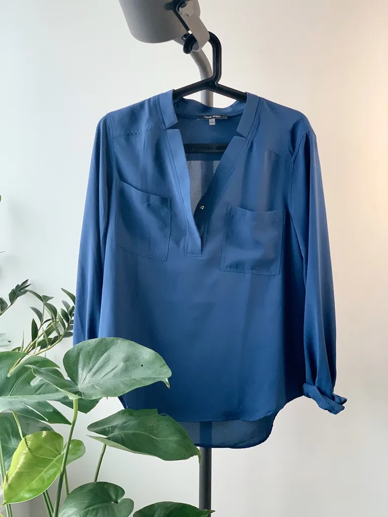 Nine West Chiffon Shirt Size Small photo 1