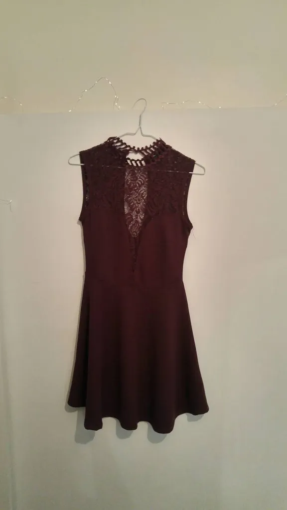 Burgundy Cocktail Dress photo 1