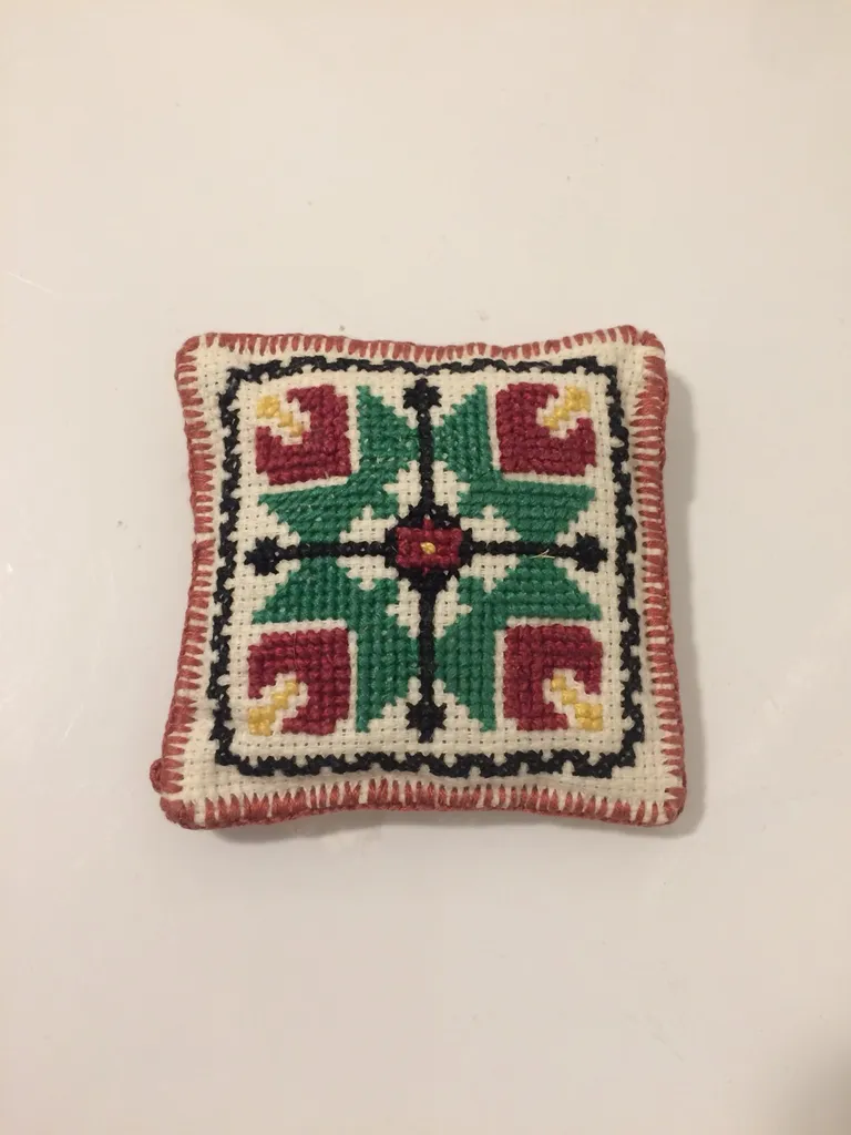 Cute Hand Embroidered Cushion photo 1