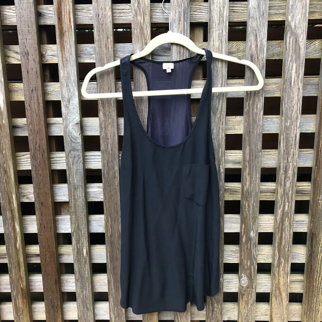 Aritzia Silk Tank Top photo 1