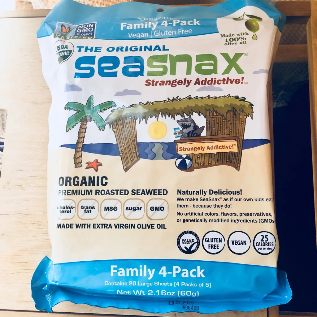 BNIB Seasnax Seaweed 🌊 photo 1