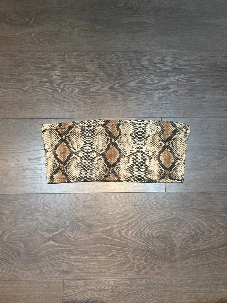 Snake Print Bandeau photo 1
