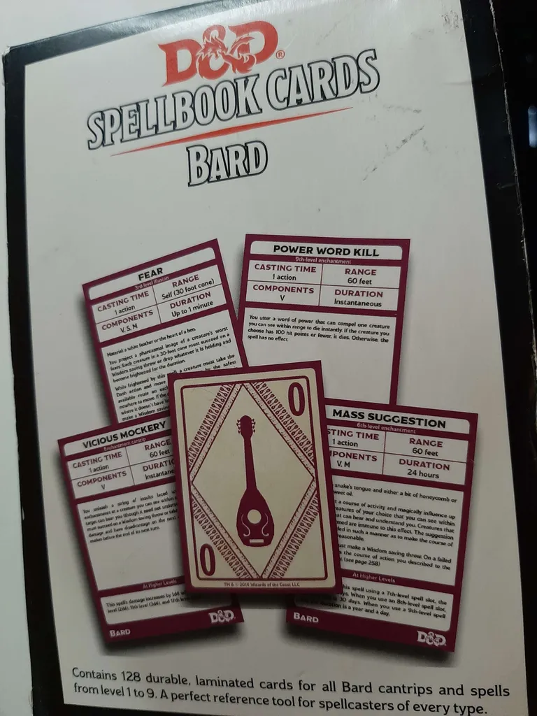 D&D Bard Spellbook photo 1