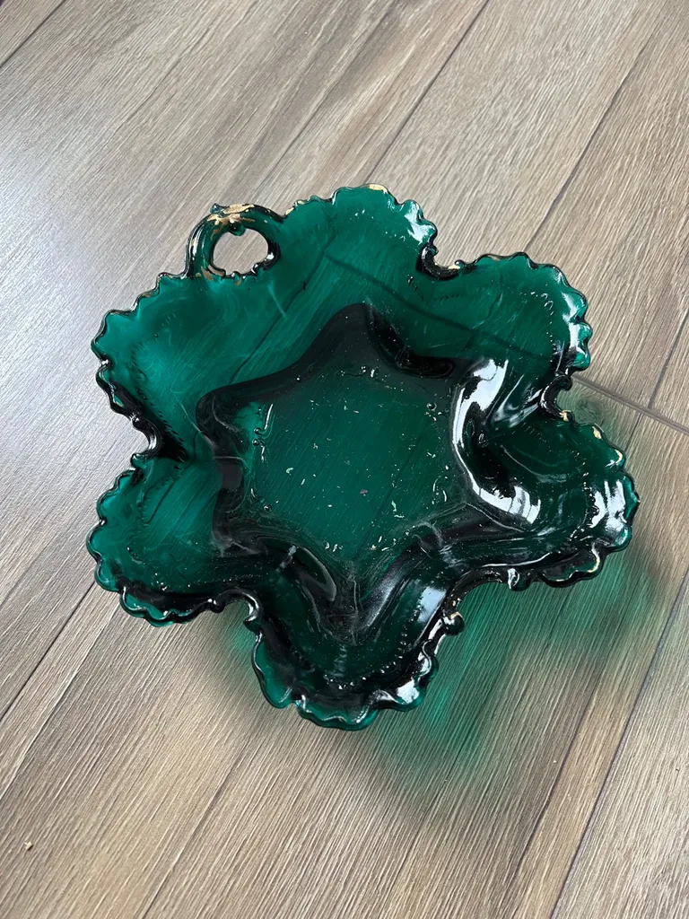 Vintage Decorative Glass Dish photo 1