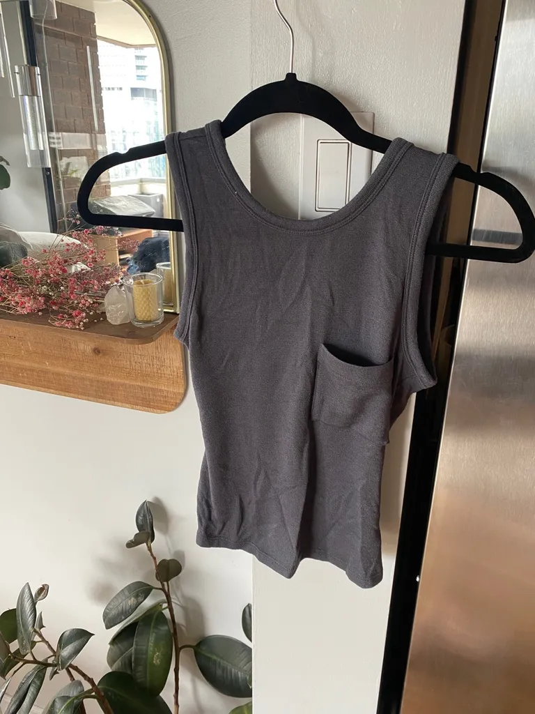 Aritzia Wilfred Open Back Tank Top photo 1