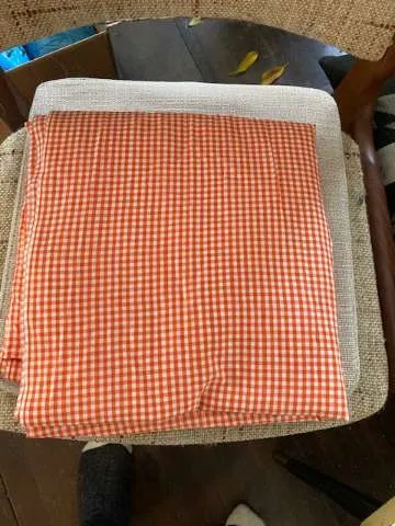 Gingham fabric photo 1