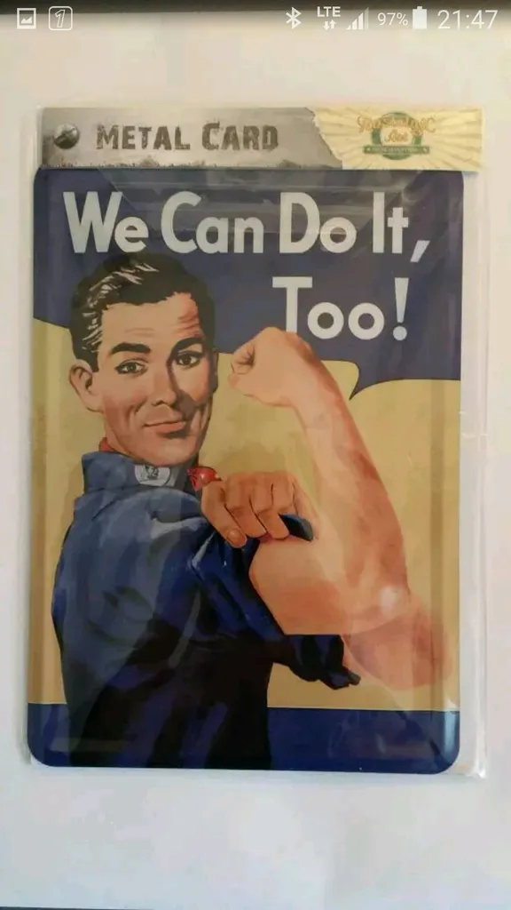 Metal Card Nostalgic Art photo 1