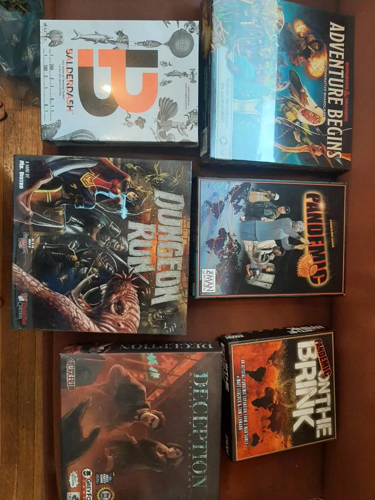 Dnd Balderdash Pandemic Board Games photo 1