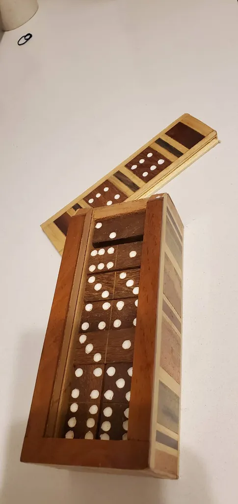 Wooden Dominoes Set photo 1