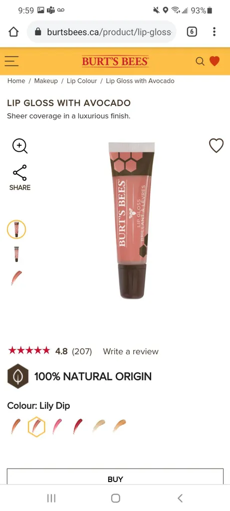 Burt's Bees Lip Gloss photo 1