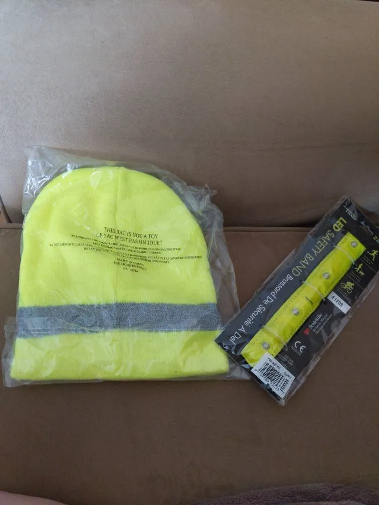 Hi Vis Hat And Lights photo 1