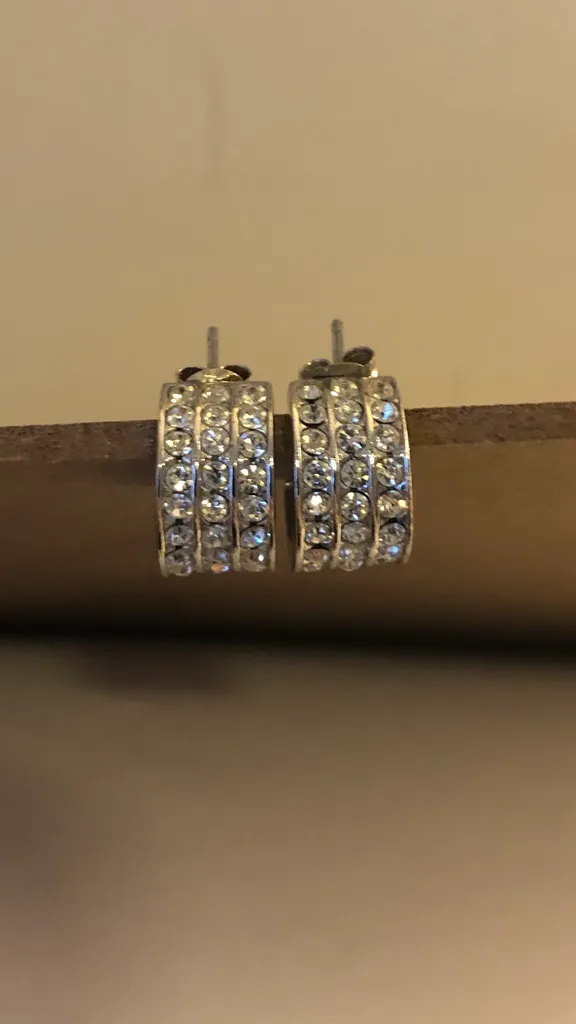 925 Silver Crystal/Zirconia Earrings photo 1