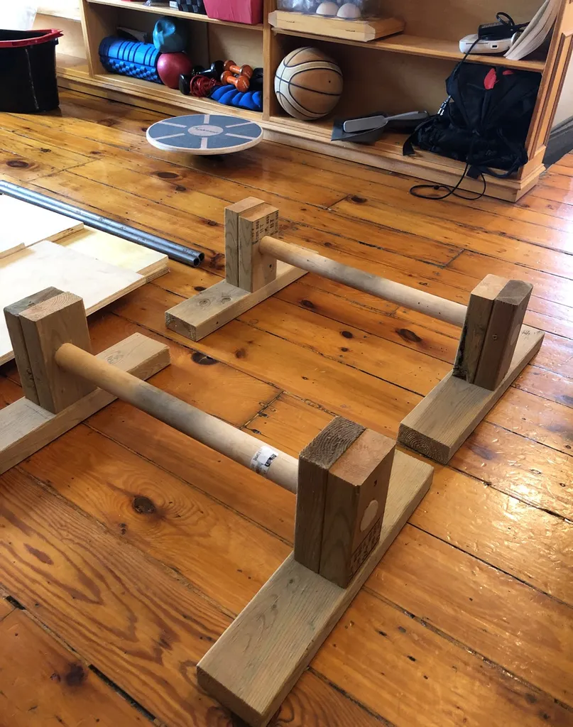 Home Made Parallel Bars - Wood photo 1