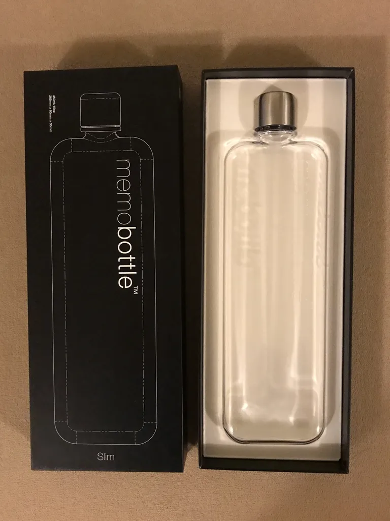 memobottle The Flat Water Bottle That fits in Your Bag | BPA-... photo 1