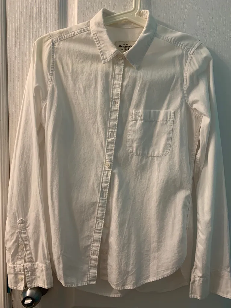 A&F White Shirt photo 1