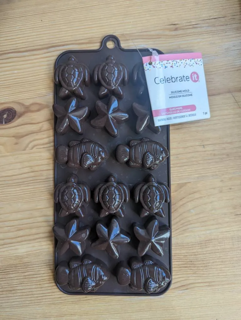 BNWT Silicone Mold For Candy's Chocolate Ocean Theme Baking photo 1