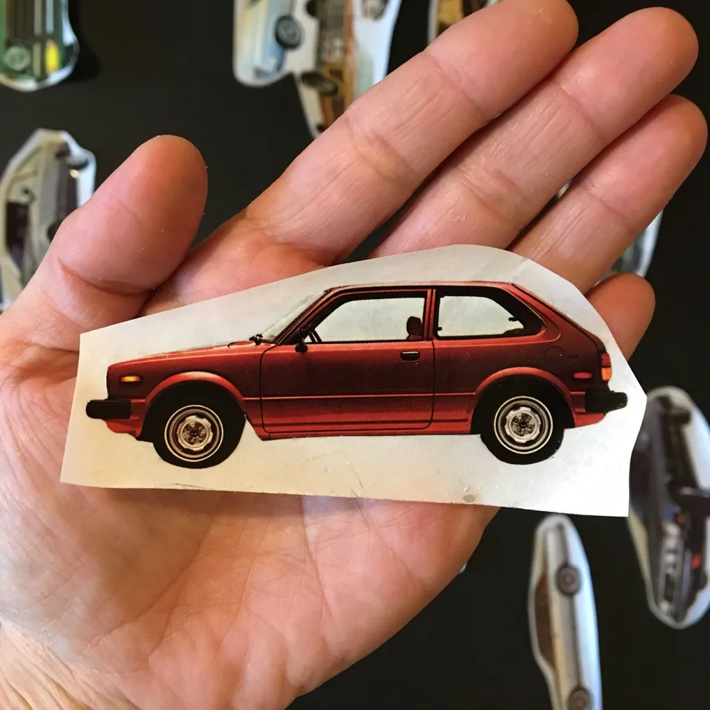 30 Vintage Car Stickers photo 1