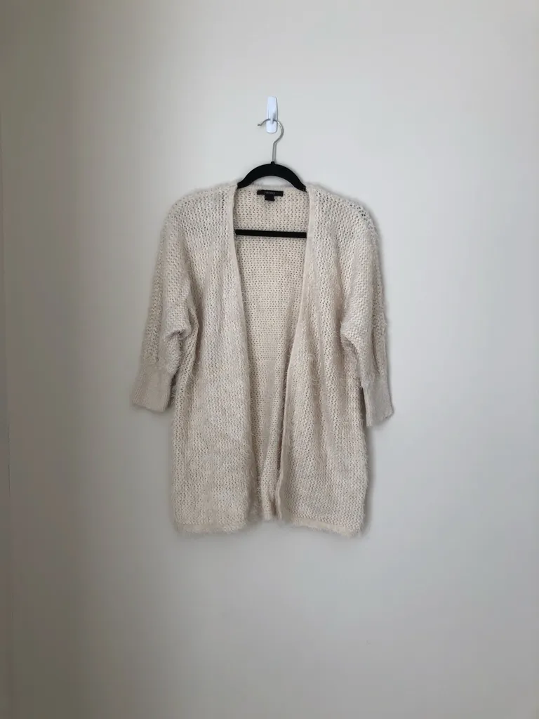 Long Dusty Pink F21 Cardigan photo 1