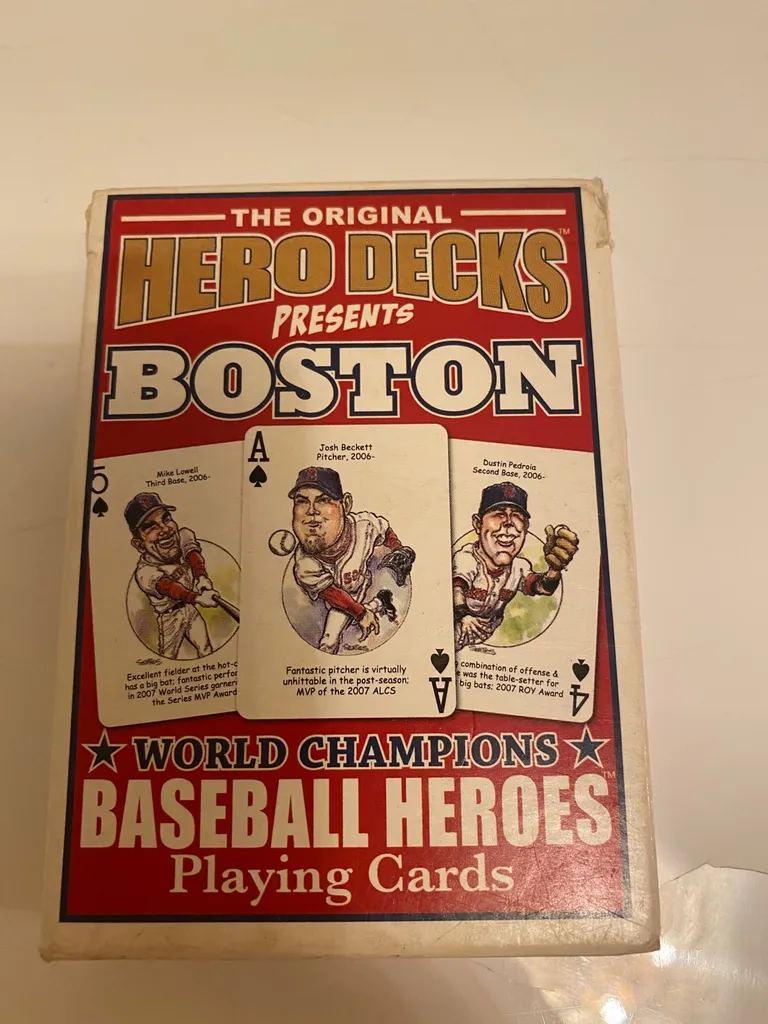 Playing Cards - Boston Red Sox World Champion Heroes photo 1