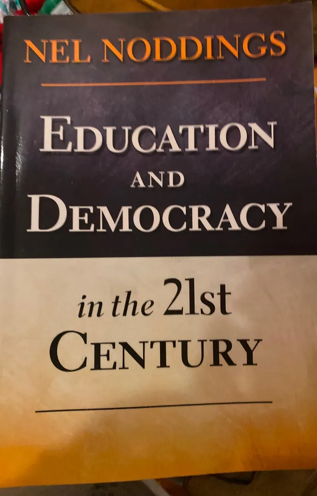 Book - Education And Democracy photo 1