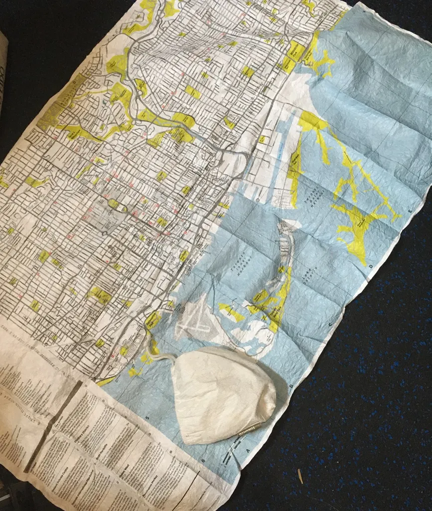 Crumpled City Brand Map Of Toronto photo 1