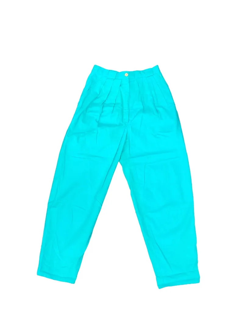 80s Teal Vintage Trousers photo 1