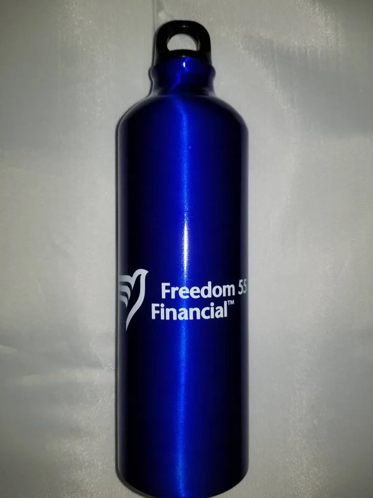NEW Blue Metal Water Bottle photo 1