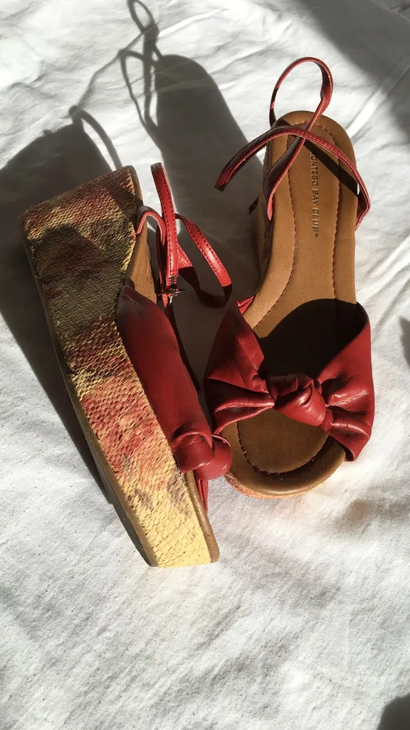 Red Wedges Size 8 photo 1