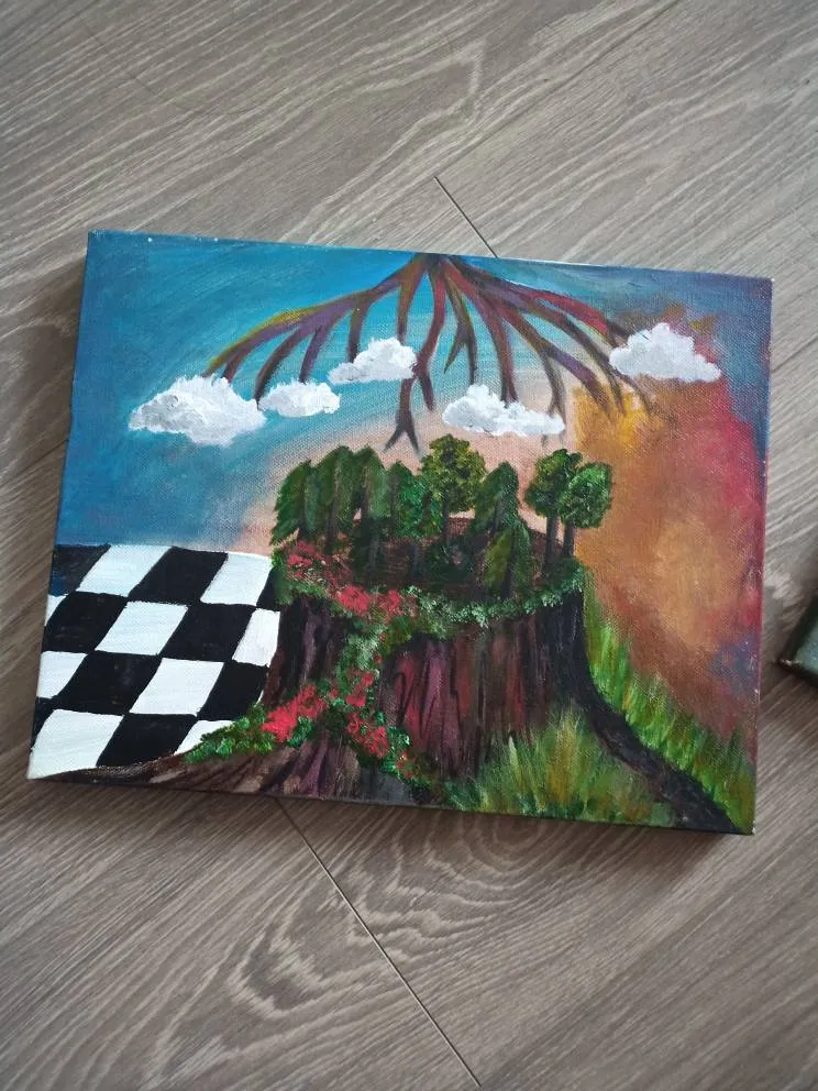 Original Acrylic Painting By Me photo 1