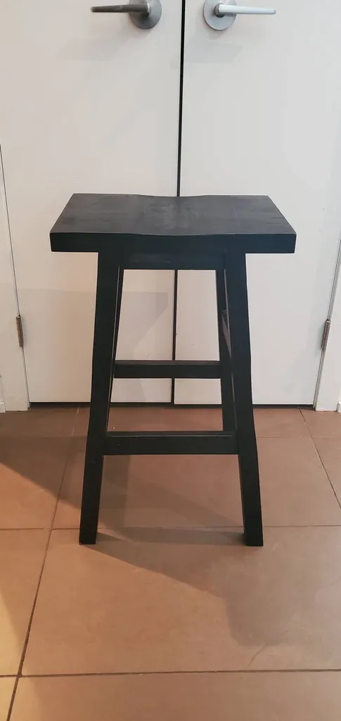 Wooden High Stool photo 1