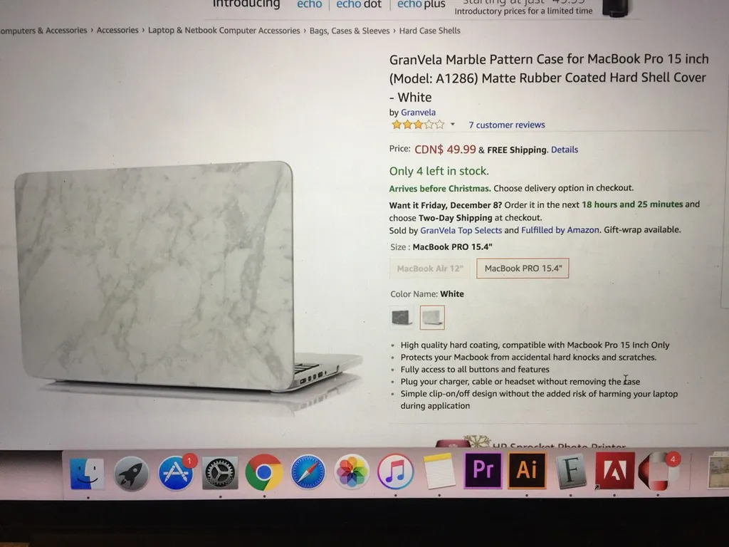 Marble MacBook case for pro 15 inch retina photo 1