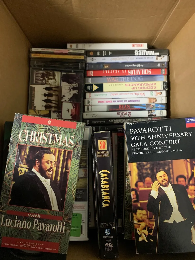 FREE DVDs, CDs, And VHS Tapes. photo 1