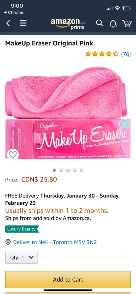 The Original Make Up Eraser BNIB photo 1