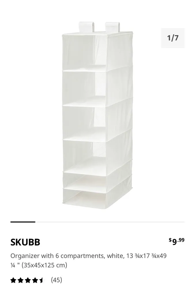 IKEA HANGING ORGANIZER photo 1